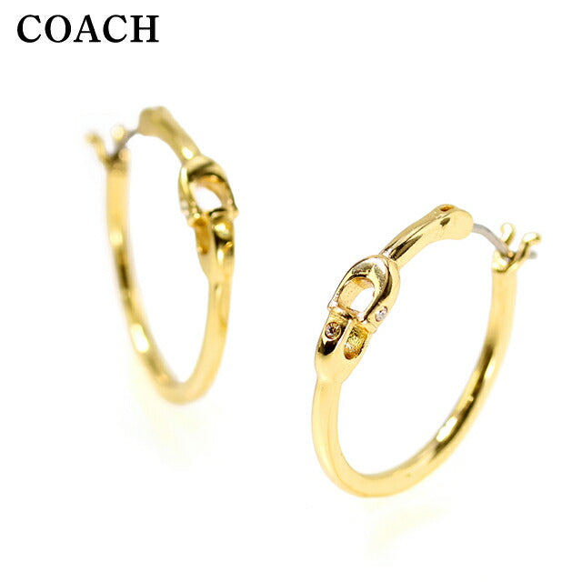 コーチ ピアス レディース ブランド COACH フープ 両耳用 408160 GLD 710 ゴールド アクセサリー 408160GLD710