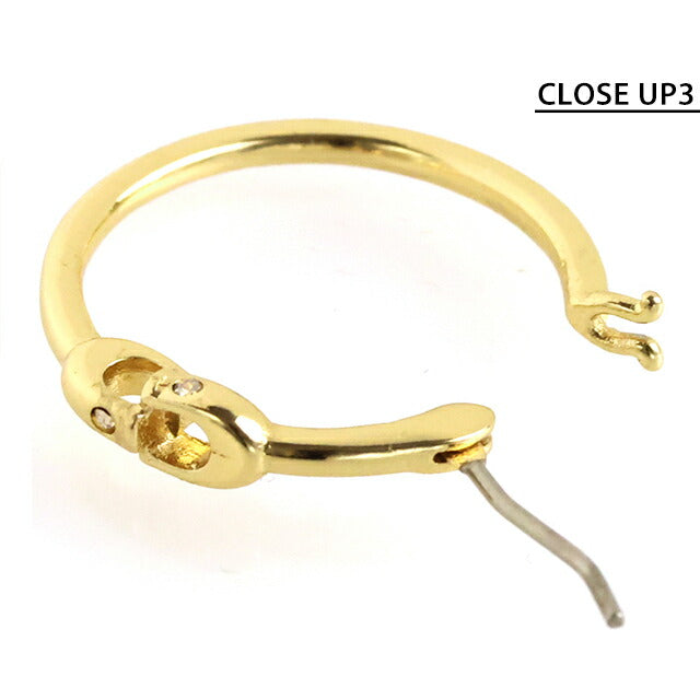 コーチ ピアス レディース ブランド COACH フープ 両耳用 408160 GLD 710 ゴールド アクセサリー 408160GLD710