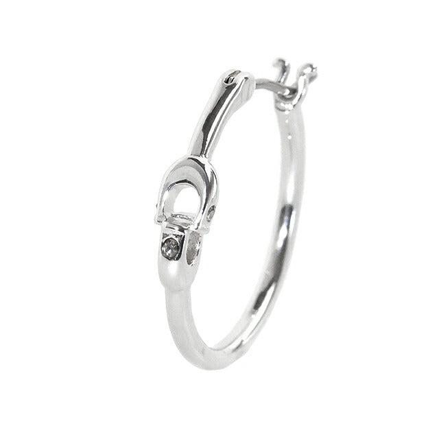 コーチ ピアス レディース ブランド COACH フープ 両耳用 408160 RHO 030 シルバー アクセサリー 408160RHO030