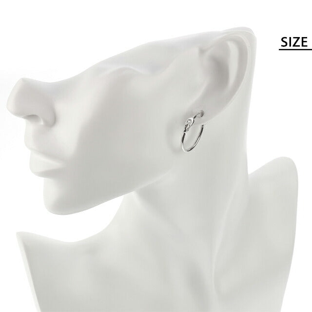 コーチ ピアス レディース ブランド COACH フープ 両耳用 408160 RHO 030 シルバー アクセサリー 408160RHO030