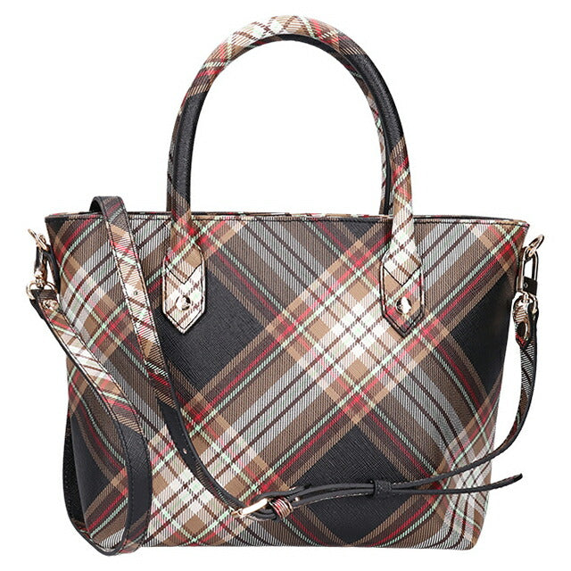 ヴィヴィアン ウエストウッド ハンドバッグ レディース ブランド Vivienne Westwood ダービー ロゴ 2WAY 4204007TU D101 4204007TU-D101