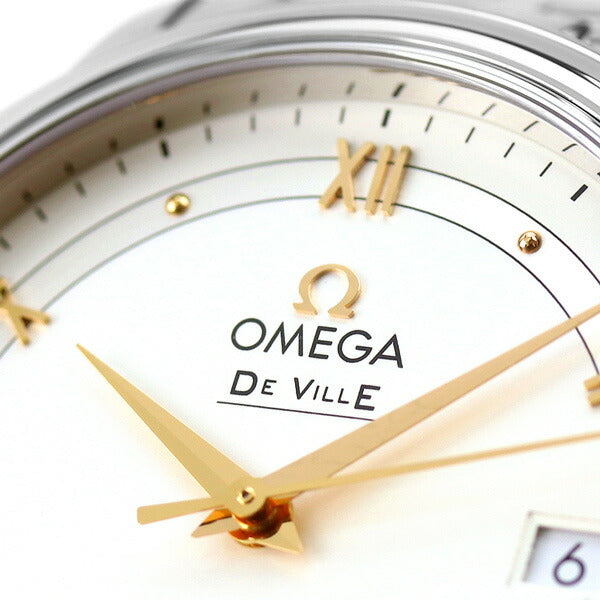 オメガ デビル プレステージ コーアクシャル クロノメーター 36.8mm 自動巻き 機械式 メンズ 腕時計 ブランド 424.10.37.20.02.002 OMEGA 424-10-37-20-02-002