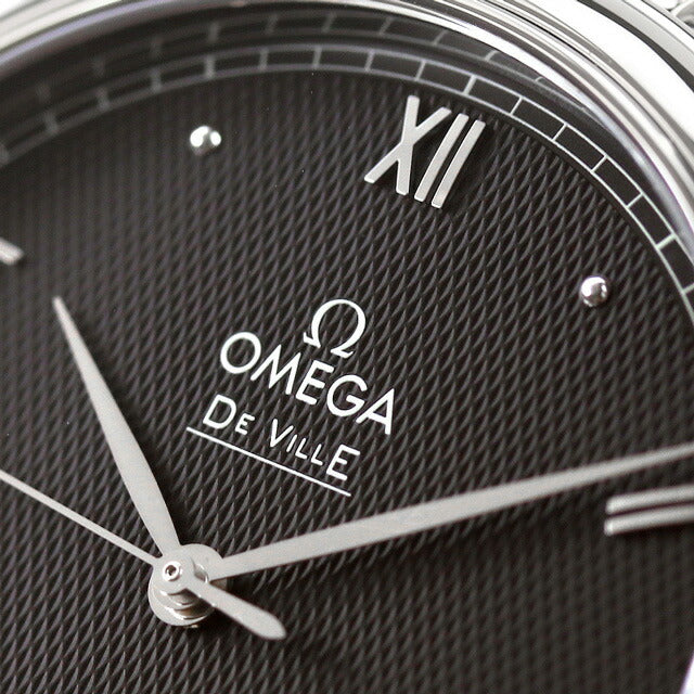 オメガ デビル プレステージ コーアクシャル クロノメーター 39.5mm 自動巻き 腕時計 ブランド メンズ OMEGA 424.10.40.20.01.002 ブラック 424-10-40-20-01-002