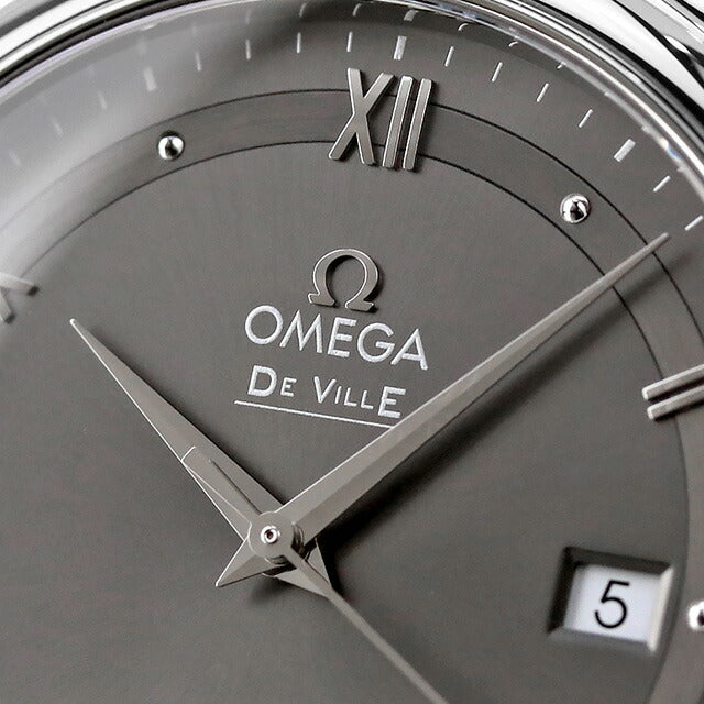 オメガ デビル プレステージ 39.5mm 自動巻き グレーシルバー 424.10.40.20.06.001 OMEGA メンズ 腕時計 時計 424-10-40-20-06-001