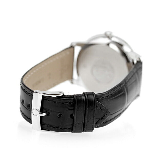 オメガ デビル プレステージ 39.5mm 自動巻き 腕時計 ブランド メンズ OMEGA 424.13.40.20.01.002 アナログ ブラック 黒 スイス製 424-13-40-20-01-002