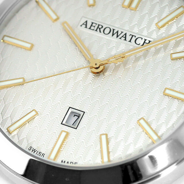 アエロウォッチ クォーツ 電池式 懐中時計 ブランド メンズ レディース AEROWATCH 42829-AA04 アナログ シルバー スイス製 42829-AA04
