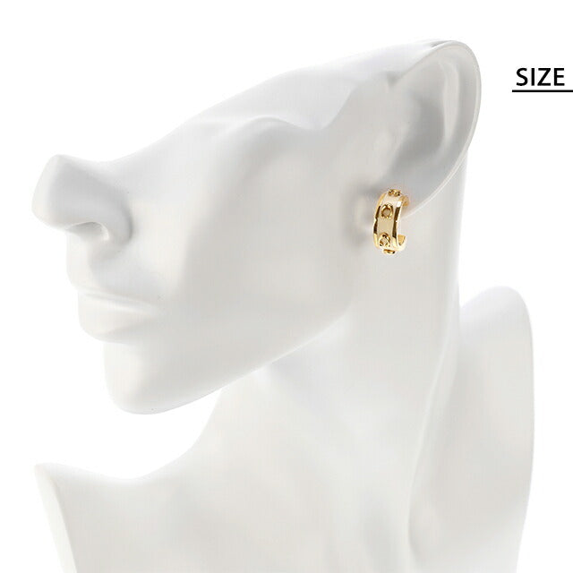 コーチ ピアス レディース ブランド COACH スタッド 両耳用 448375 GLD 100 ホワイト ゴールド アクセサリー 448375GLD100