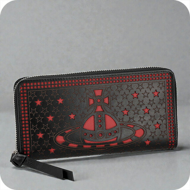 ヴィヴィアン・ウエストウッド 長財布 レディース ブランド Vivienne Westwood 5106005MW-L00CP SHINY BLACK/RED ブラック/レッド ウォレット 高級 おしゃれ プレゼント 実用的