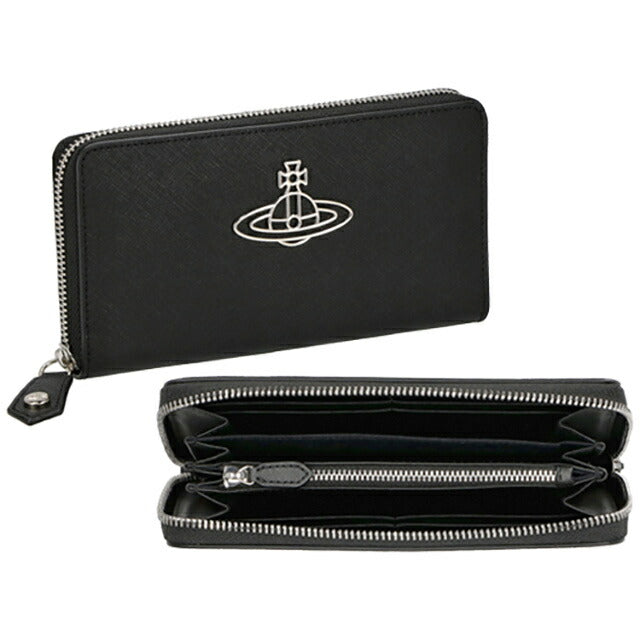 ヴィヴィアン・ウエストウッド 長財布 レディース ブランド Vivienne Westwood 51050003 ブラック 51050003SAFF-BLK-N402