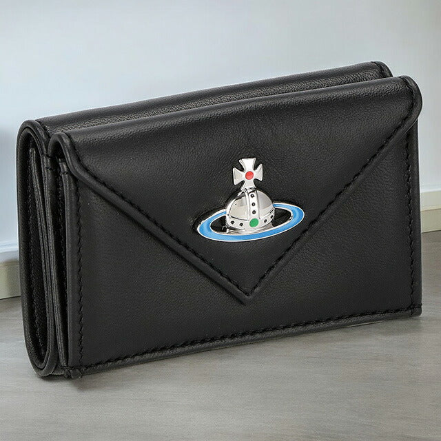 ヴィヴィアン・ウエストウッド 三つ折り財布 レディース ブランド Vivienne Westwood 51150009 ブラック 51150009NAPPA-BLK-N403