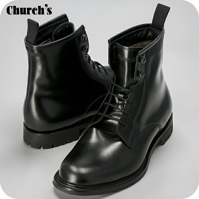 ね*！様 チャーチ Uチップ ブーツ チャーチ ブーツ メンズ ブランド Church's レザー ENGLAND WICK FUR