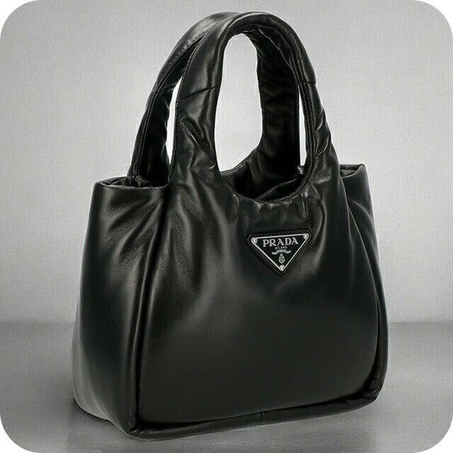 プラダ ハンドバッグ レディース ブランド PRADA 1BG412 ブラック 1BG412N-SOFTOVO-NER