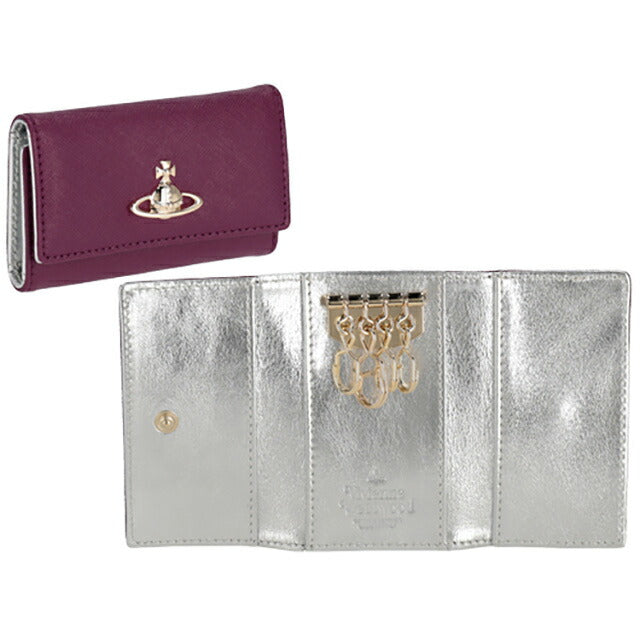 ヴィヴィアン・ウエストウッド キーケース レディース ブランド Vivienne Westwood 51020001 パープル 51020001SAFF-PPL-J401