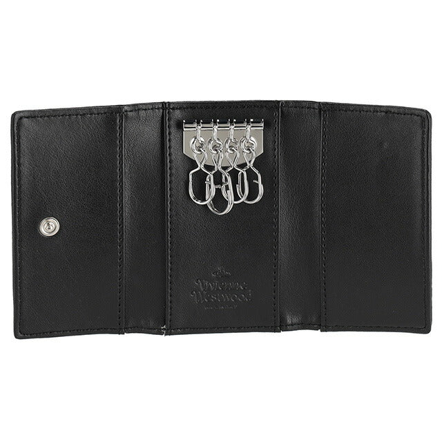 ヴィヴィアン・ウエストウッド キーケース レディース ブランド Vivienne Westwood 51020001U ブラック 51020001UREVEGR-BLK-N403