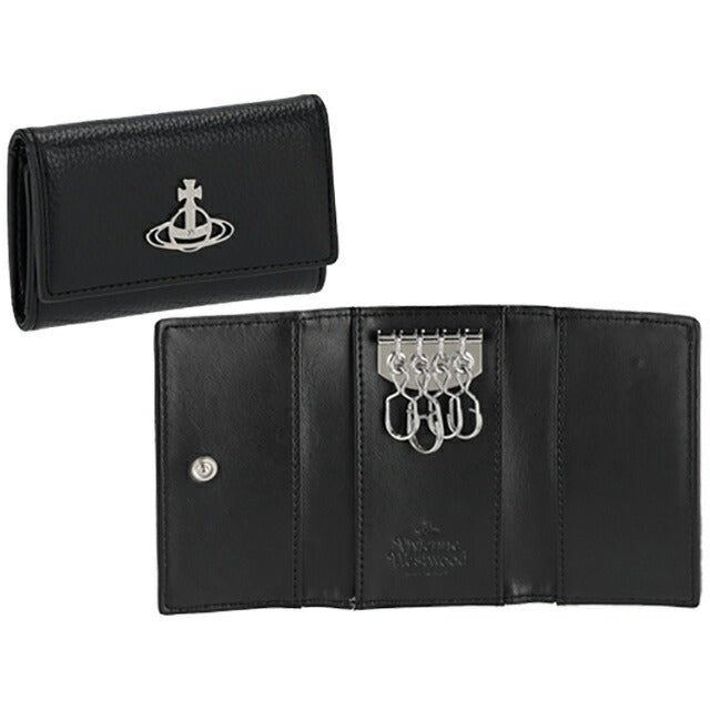 ヴィヴィアン・ウエストウッド キーケース レディース ブランド Vivienne Westwood 51020001U ブラック 51020001UREVEGR-BLK-N403
