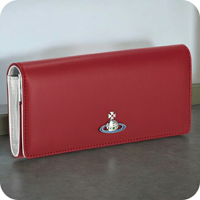 ヴィヴィアン・ウエストウッド 長財布 レディース ブランド Vivienne Westwood 51040027 レッド 51040027NAPPA-RD-SV-H404