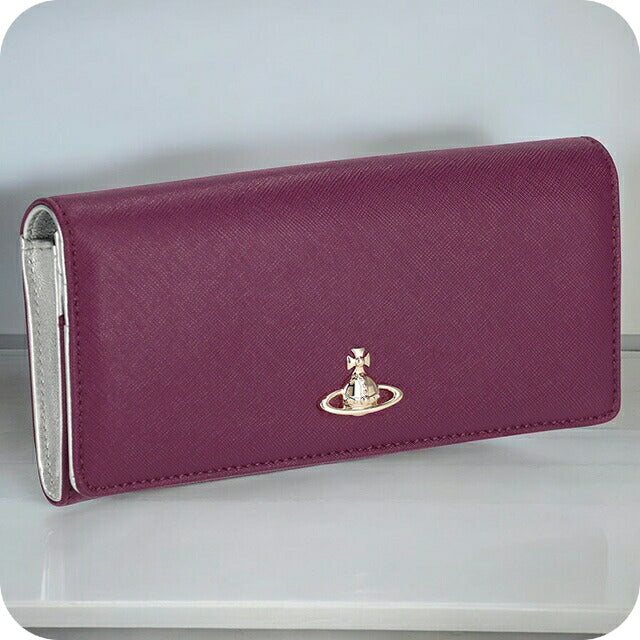 ヴィヴィアン・ウエストウッド 長財布 レディース ブランド Vivienne Westwood 51040027 パープル 51040027SAFF-PPL-J401