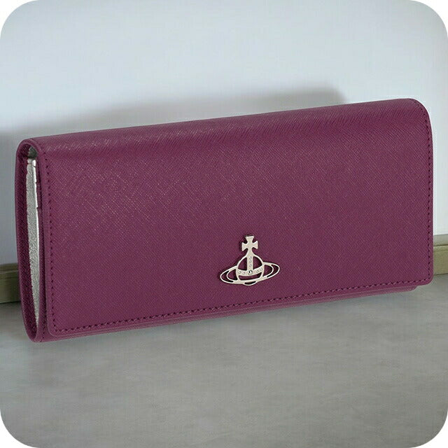ヴィヴィアン・ウエストウッド 長財布 レディース ブランド Vivienne Westwood 51120005 パープル 51120005SAFF-PPL-J401
