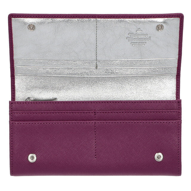 ヴィヴィアン・ウエストウッド 長財布 レディース ブランド Vivienne Westwood 51120005 パープル 51120005SAFF-PPL-J401