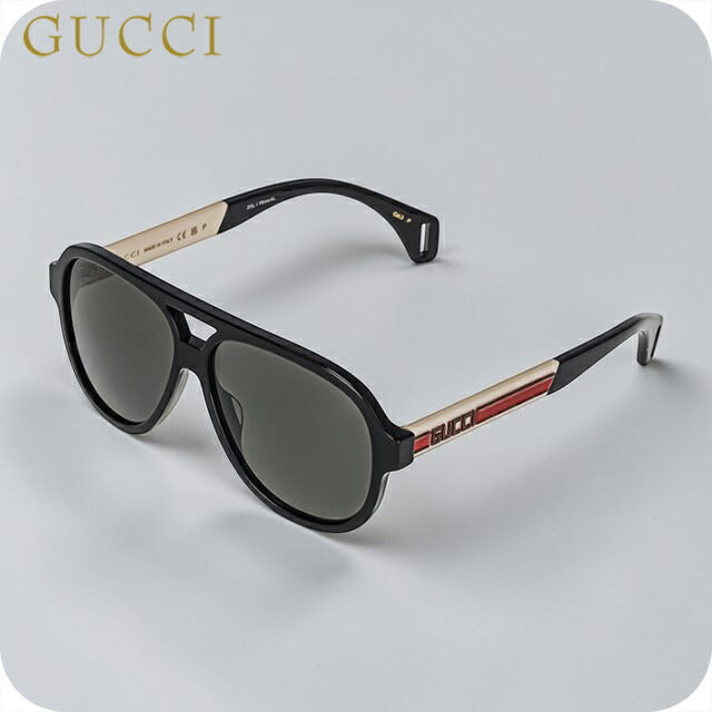 古驰太阳镜男士品牌 GUCCI GG0463S 002 黑色