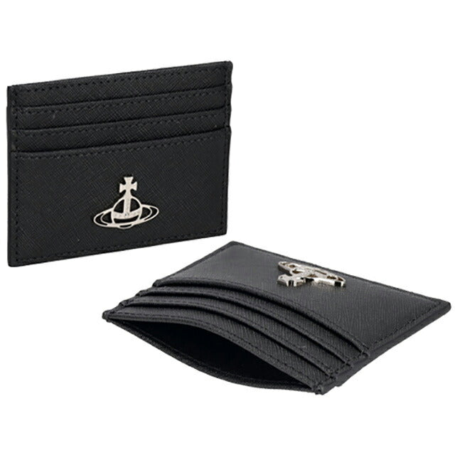 ヴィヴィアン・ウエストウッド カードケース メンズ レディース ブランド Vivienne Westwood 51120004 ブラック 51120004SAFF-BLK-N402
