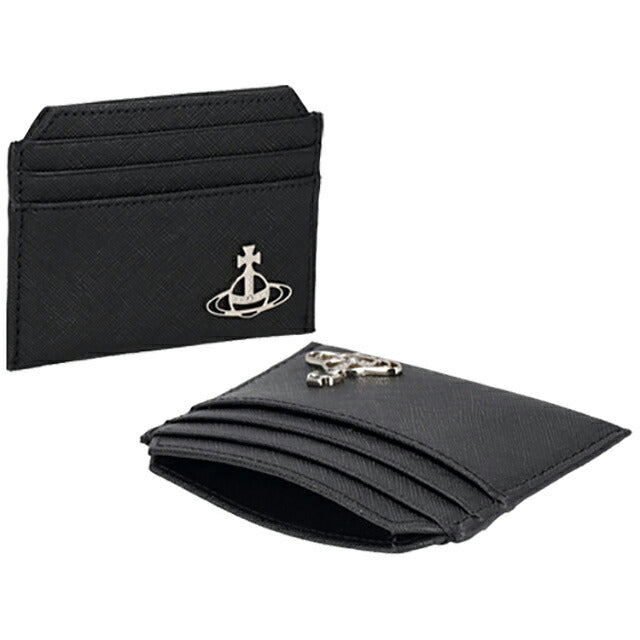 ヴィヴィアン・ウエストウッド カードケース メンズ レディース ブランド Vivienne Westwood 51110022 ブラック 51110022SAFF-BLK-N402