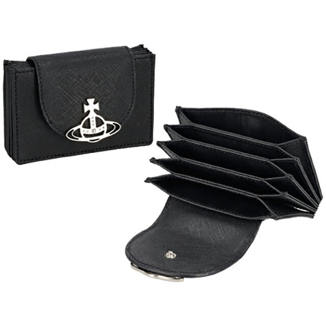 ヴィヴィアン・ウエストウッド カードケース メンズ レディース ブランド Vivienne Westwood 51110052 ブラック 51110052SAFF-BLK-N402