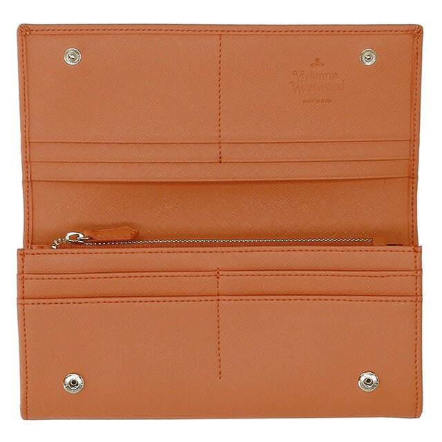 ヴィヴィアン・ウエストウッド 長財布 レディース ブランド Vivienne Westwood 5104007AU オレンジ 5104007AUSAFFBI-ORG-F401