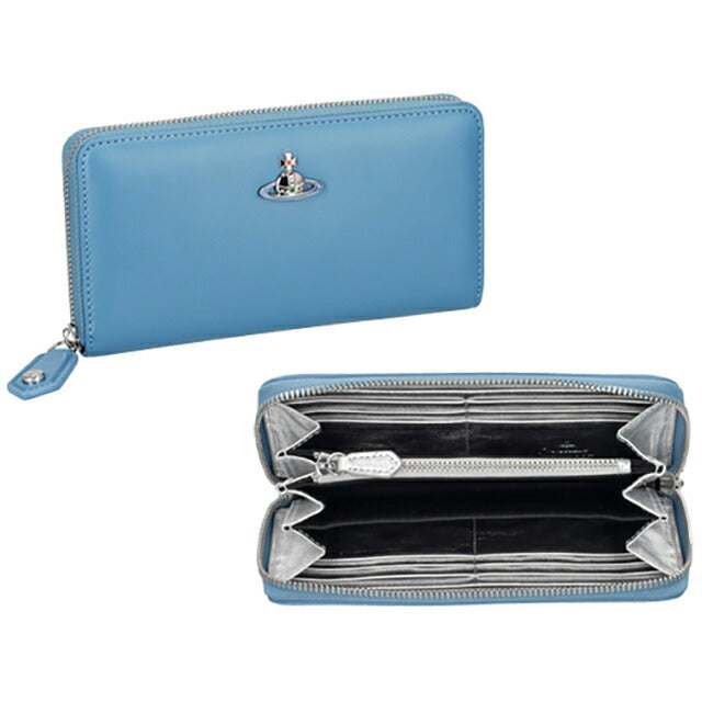 ヴィヴィアン・ウエストウッド 長財布 レディース ブランド Vivienne Westwood 5104007DU ブルー 5104007DUNAPPA-BLU-K402