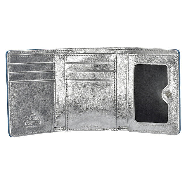 ヴィヴィアン・ウエストウッド 三つ折り財布 レディース ブランド Vivienne Westwood 5115002AU ブルー 5115002AUNAPPA-BLU-K402