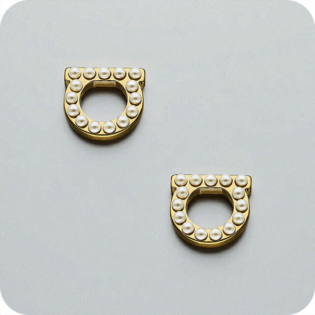 サルヴァトーレ フェラガモ ピアス レディース ブランド Ferragamo 760125 CR/OR ゴールド 760125-CR-OR-696-581