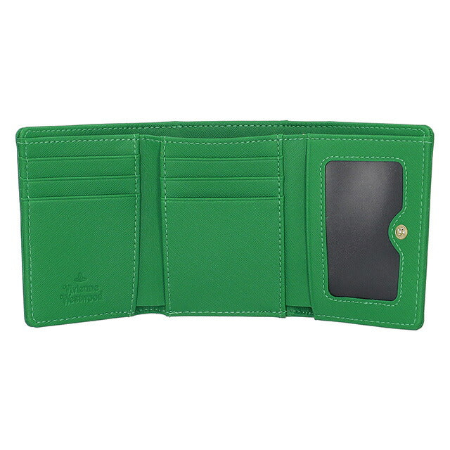 ヴィヴィアン・ウエストウッド 三つ折り財布 レディース ブランド Vivienne Westwood 51150027U グリーン 51150027USAFFBI-BRIGR-M401