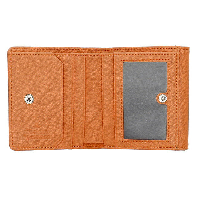 ヴィヴィアン・ウエストウッド 二つ折り財布 レディース ブランド Vivienne Westwood 51150028U オレンジ 51150028USAFFBI-ORG-F401