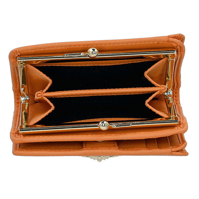 ヴィヴィアン・ウエストウッド 二つ折り財布 レディース ブランド Vivienne Westwood 5107004CU オレンジ 5107004CUSAFFBI-ORG-F401
