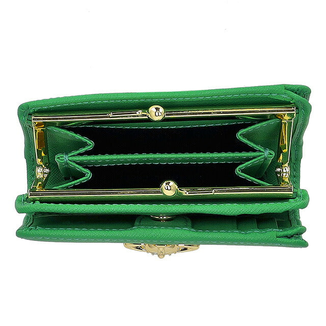 ヴィヴィアン・ウエストウッド 二つ折り財布 レディース ブランド Vivienne Westwood 5107004CU グリーン 5107004CUSAFFBI-BRIGR-M401