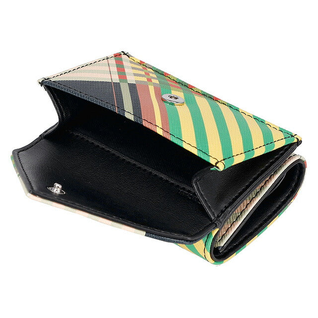 ヴィヴィアン・ウエストウッド 三つ折り財布 レディース ブランド Vivienne Westwood 51150009U COMBAT TARTAN 51150009USAFFTA-COMTA-O102