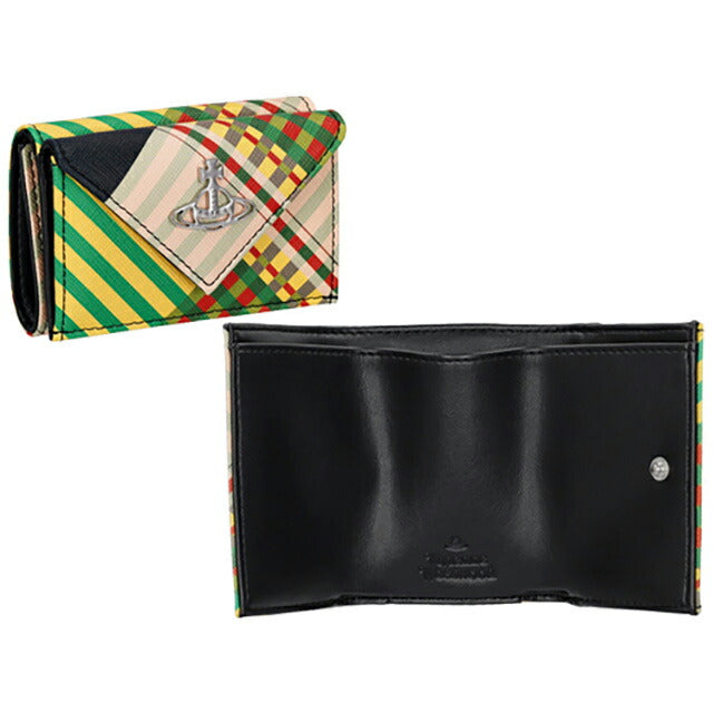 ヴィヴィアン・ウエストウッド 三つ折り財布 レディース ブランド Vivienne Westwood 51150009U COMBAT TARTAN 51150009USAFFTA-COMTA-O102