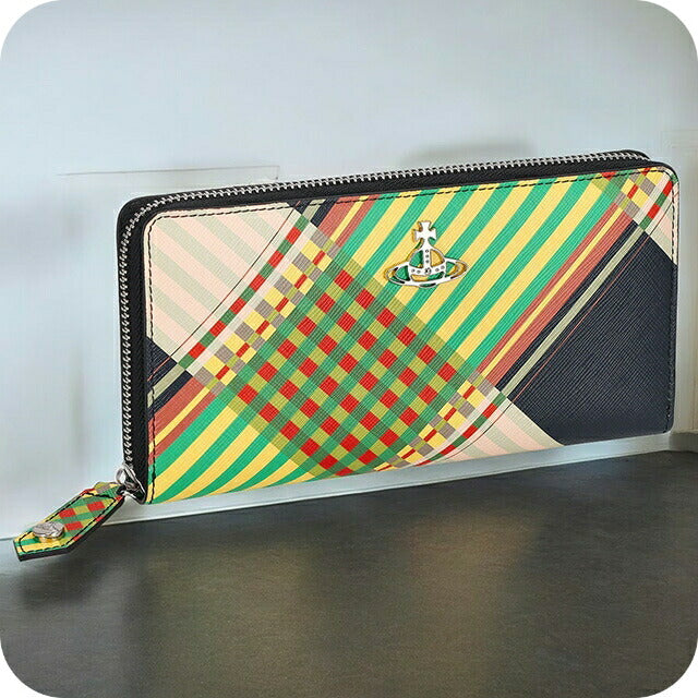 ヴィヴィアン・ウエストウッド 長財布 レディース ブランド Vivienne Westwood 51050022U COMBAT TARTAN 51050022USAFFTA-COMTA-O102