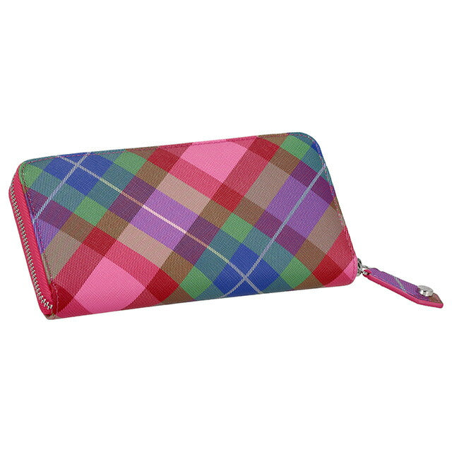 ヴィヴィアン・ウエストウッド 長財布 レディース ブランド Vivienne Westwood 51060058W CANDY TARTAN 51060058WSAFFPR-CA-TA-G301