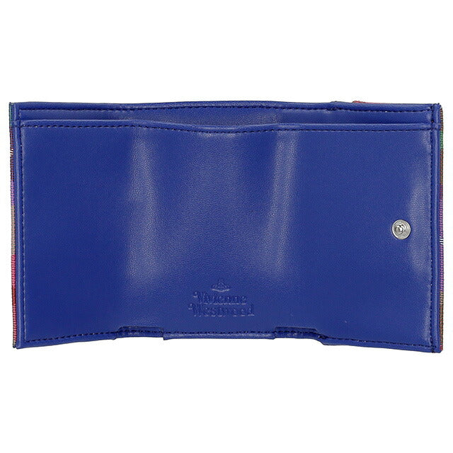 ヴィヴィアン・ウエストウッド 三つ折り財布 レディース ブランド Vivienne Westwood 5115002FW CANDY TARTAN 5115002FWSAFFPR-CA-TA-G301