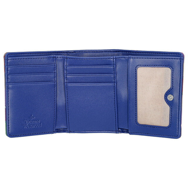 ヴィヴィアン・ウエストウッド 三つ折り財布 レディース ブランド Vivienne Westwood 5115002NW CANDY TARTAN 5115002NWSAFFPR-CA-TA-G301