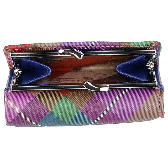 ヴィヴィアン・ウエストウッド 三つ折り財布 レディース ブランド Vivienne Westwood 5115002NW CANDY TARTAN 5115002NWSAFFPR-CA-TA-G301