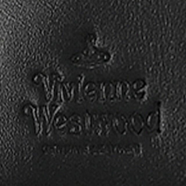 ヴィヴィアン・ウエストウッド 二つ折り財布 レディース ブランド Vivienne Westwood レザー 51150032W-L001N ブラック 51150032W-L001N-N402