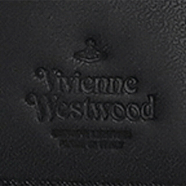 ヴィヴィアン・ウエストウッド 二つ折り財布 レディース ブランド Vivienne Westwood レザー 5115002YW-L001N ブラック 5115002YW-L001N-N401