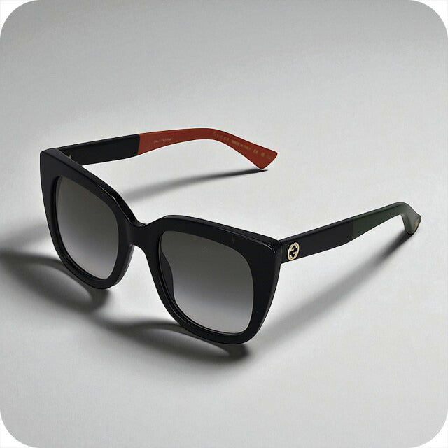 グッチ サングラス レディース ブランド GUCCI GG0163SN ブラック GG0163SN-003-INT-SUN-LDY