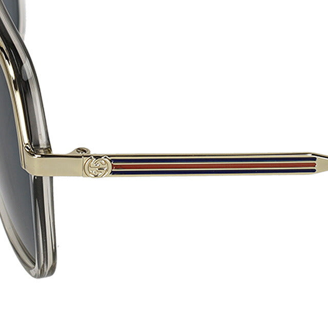 グッチ サングラス メンズ レディース ブランド GUCCI GG0200S ゴールド/シルバー GG0200S-004-INT-SUN-UNI