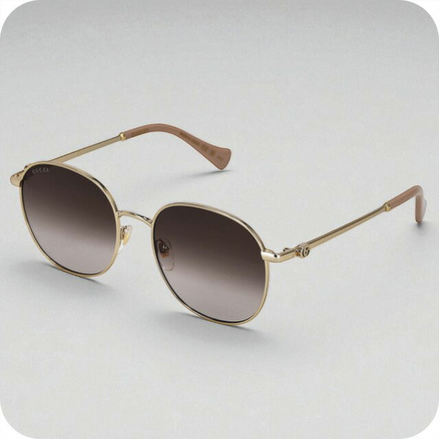 グッチ サングラス レディース ブランド GUCCI GG1142S 002 ゴールド/ベージュ