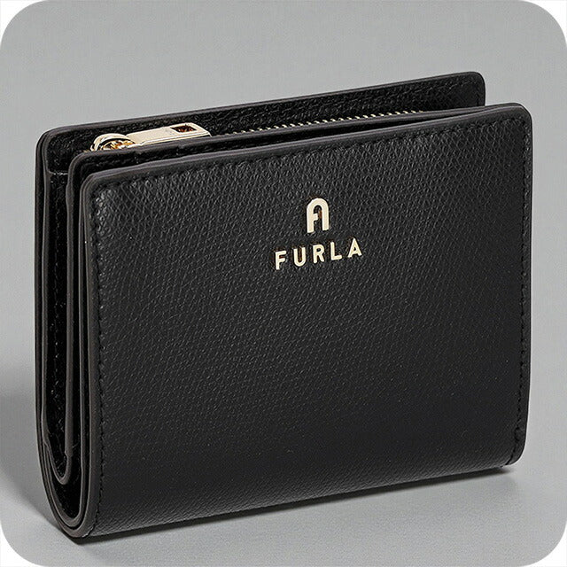 （cyoru）　FURLA ブラック 二つ折り財布 FURLA ブラック 二つ折り財布 cyoru） FURLA ブラック 二つ折り財布