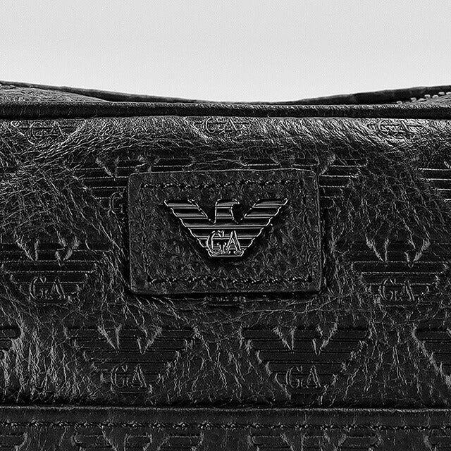 エンポリオ・アルマーニ ショルダーバッグ メンズ ブランド EMPORIO ARMANI EM001682-AF14774 UC001 ブラック 斜めがけ ブランド 高級 おしゃれ プレゼント 男性 実用的 かっこいい