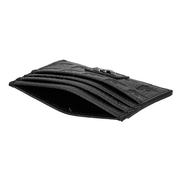 エンポリオ・アルマーニ カードケース メンズ ブランド EMPORIO ARMANI EM001740-AF14774 UC001 ブラック 定期入れ 高級 おしゃれ プレゼント 実用的